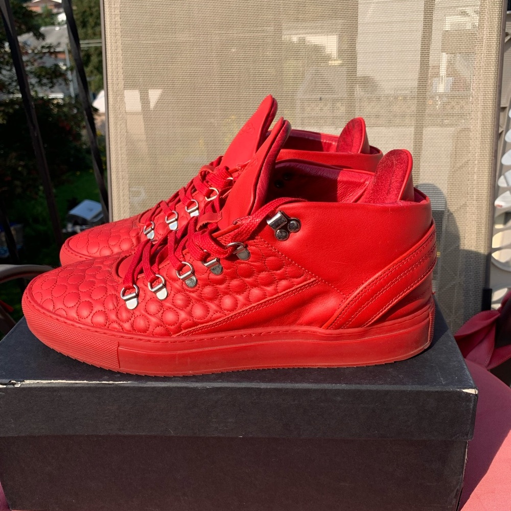 FILLING PIECES leather sneakers